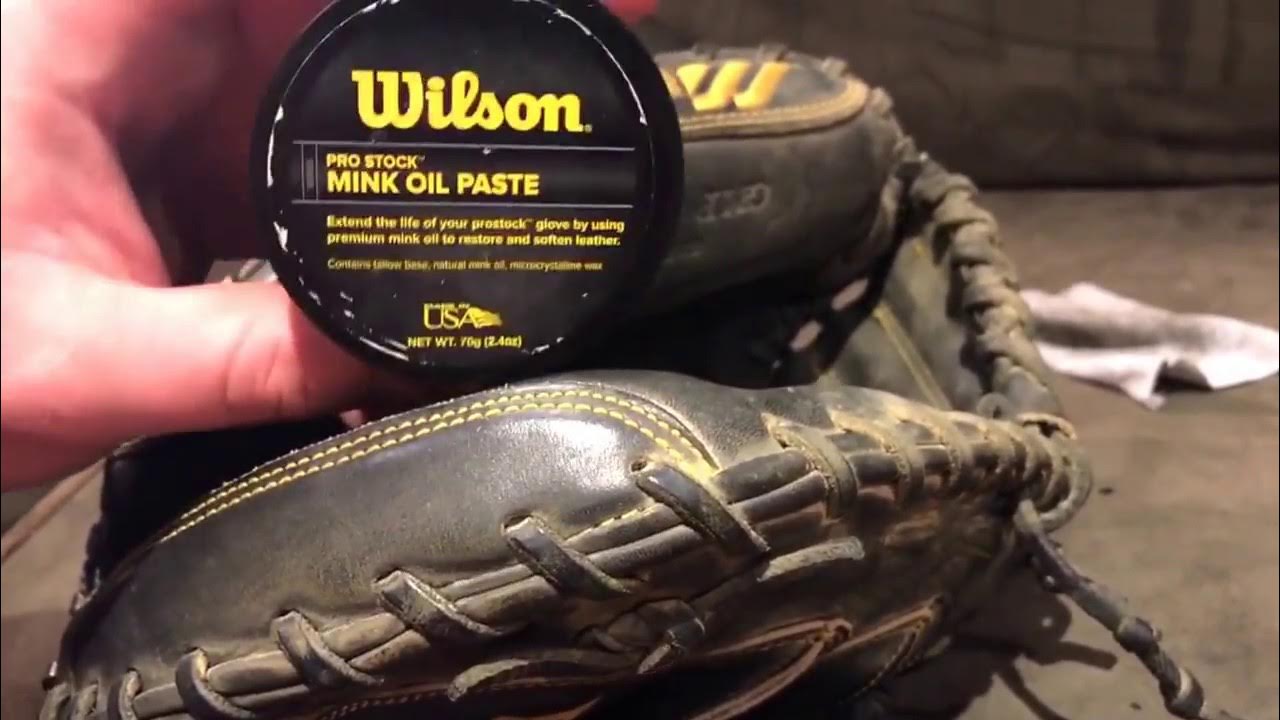 How to condition and maintain a baseball glove YouTube