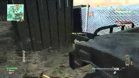 MW3 - Semtex stuck quad kill
