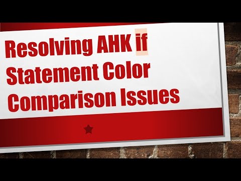 Resolving AHK if