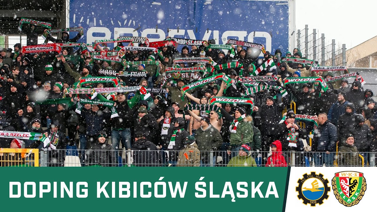KIBICE: Doping kibiców Śląska w meczu ze Stalą