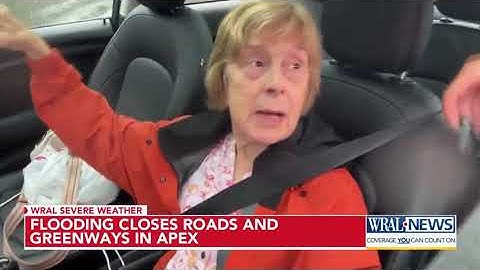 Flooding closes roads and greenways in Apex