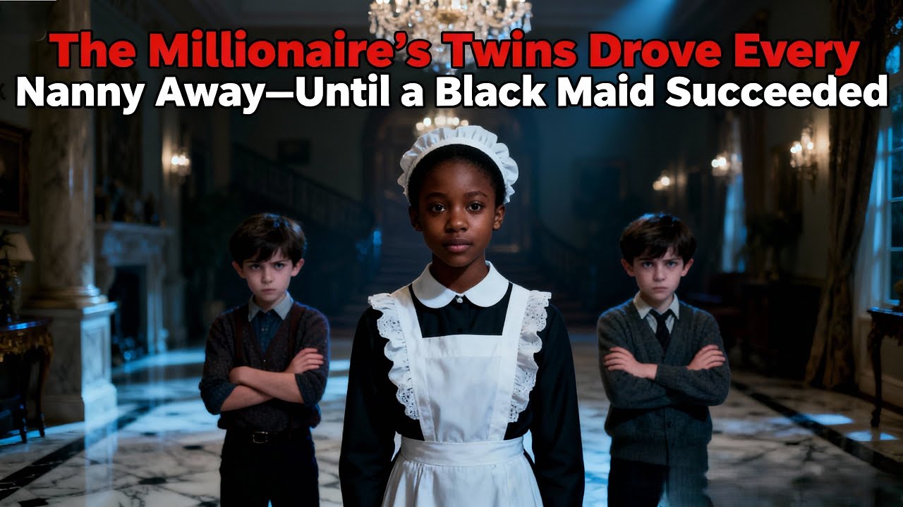The Millionaire’s Twins Drove Every Nanny Away—Until a Black Maid Succeeded | Emotional Stories