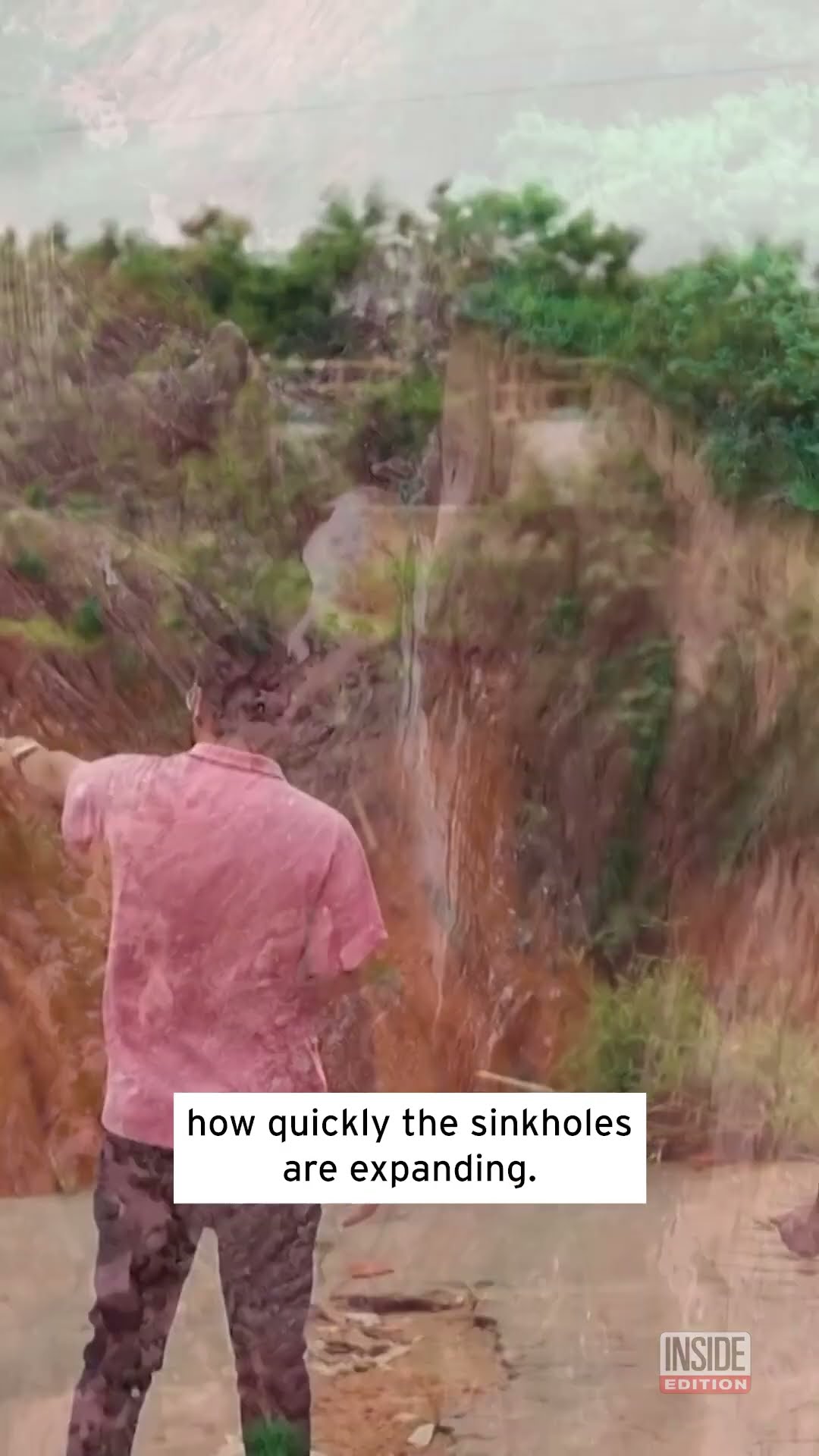 Massive Sinkholes Threaten Town #shorts