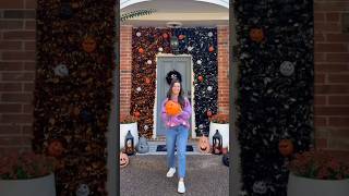 DIY Halloween Front Porch Pumpkin Garland Arch | Decorate with Me for Halloween | Halloween Decor