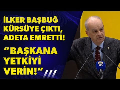 Eski Genelkurmay Başkanı İlker Başbuğ kürsüden emretti: \