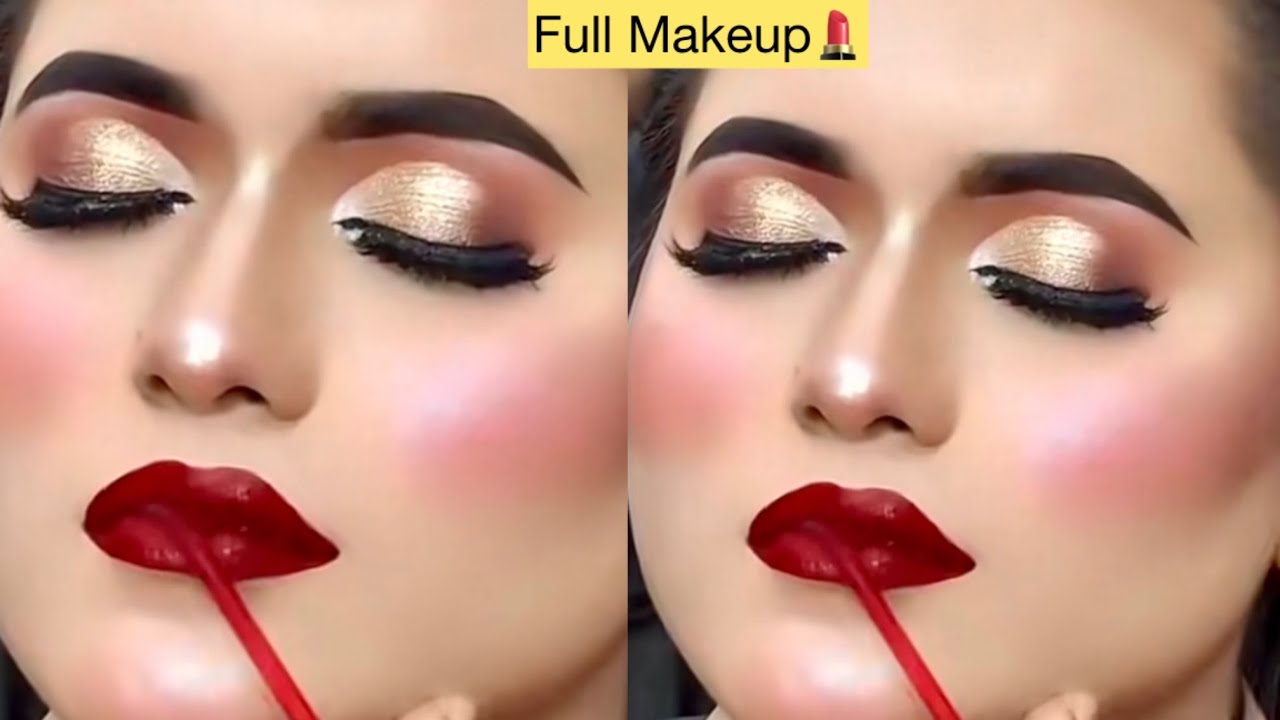 Full Bridal Makeup 💄 Easy Step By Step Guide Makeup Tutorial / Foundation Base Coverage Long Lasting