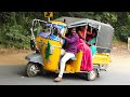 Risky driving of passenger autos in ghat road  tuk tuk vs passenger auto rickshaw 3 wheeler