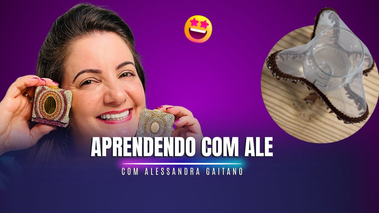 Aprendendo com Ale: Aprenda a Criar um Lindo Cobre Jarras Marron | Live #21