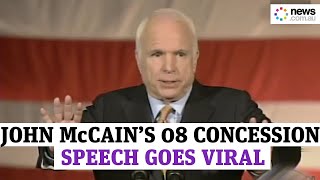 John McCain's humble 2008 concession speech