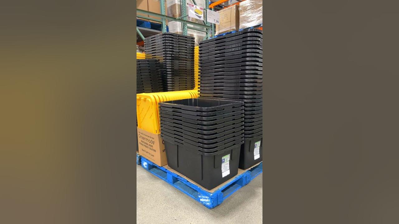 27-Gallon Storage Tote $7.99 at Costco!