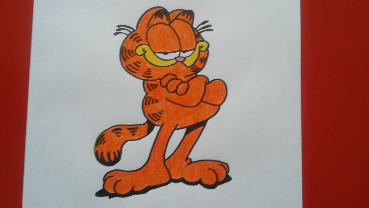 Como Dibujar A Garfield Paso A Paso How To Draw Garfield Como
