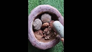 two different Clay Crushing #asmr #satisfying #shortsfeed #sandmentcrushing #asmrsounds #shorts