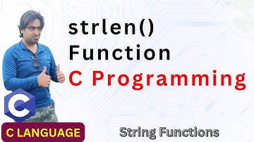 C Programming | strlen() function | Hindi