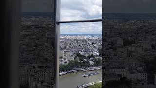 Paris From the Top 🇫🇷 | Eiffel Tower Magic ✨#shorts #ytshorts
