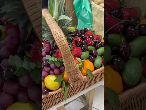 Видео: #ананас #fruit #голубику #клубника #малина #папайя #черешня #2024