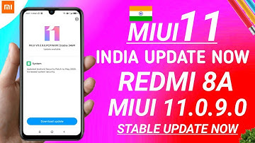 REDMI 8A MIUI 11.0.9.0 STABLE UPDATE | REDMI 8A NEW FEATURES | MIUI 11.0.9.0 UPDATE REDMI 8A