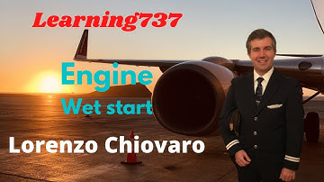 Learning 737-800 - Engine Wet Start [ENG]