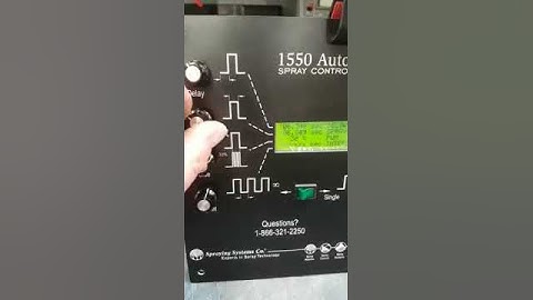 TEST RUN - Spraying Systems Controller - 1550 AutoJet Spray Controller