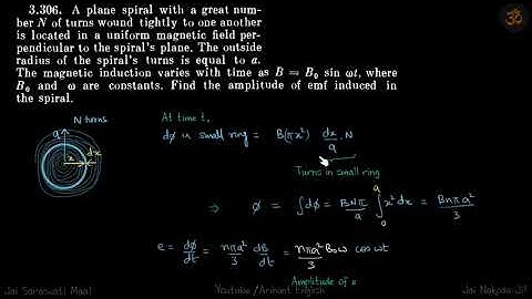 3.306 | Irodov Solutions | Electrodynamics