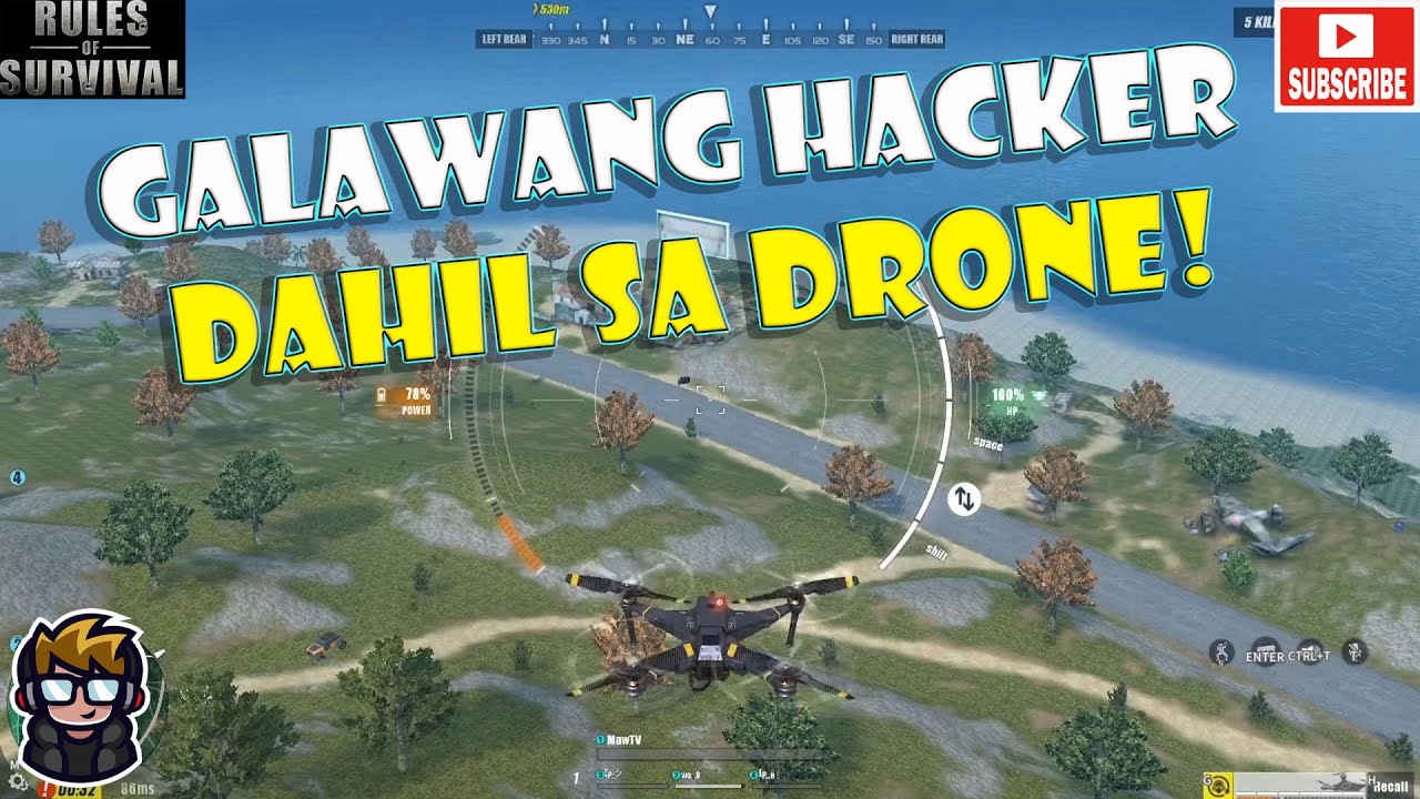 DRONE GAMEPLAY HACKER SPOTTED! (ROS GAMEPLAY)