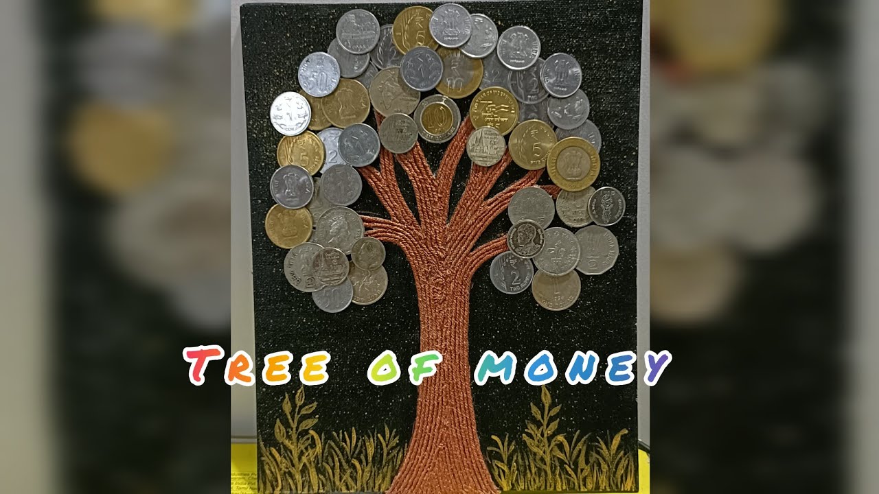 Old Coins + Canvas = Beautiful Tree Art 🌳🪙