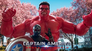 Red Hulk Vs. Captain America Stop Motion Movie