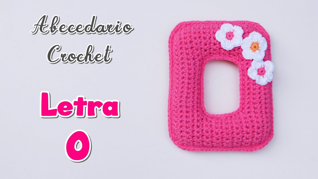 Como tejer a crochet, ganchillo Letra 