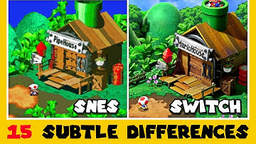 15 Subtle Differences between Super Mario RPG for SNES and Switch