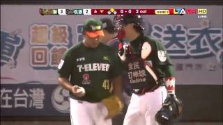 2011 CPBL 台灣大賽 Game1 詹智堯1打點安打