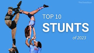 Top 10 Best Stunts of 2023 - Voted by the Public (Worlds Teams) by TheCheerBuzz 19,828 views 8 months ago 6 minutes, 41 seconds