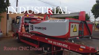 Router Cnc Cortando Mdf