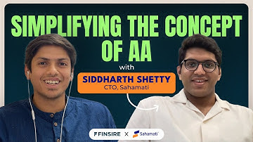 Simplifying the Concept of Account Aggregator | In Conversation with  @SahamatiOrg  Siddharth Shetty