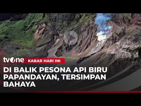 Hikers Successfully Capture Blue Fire at Manuk Crater, Papandayan | Today's News