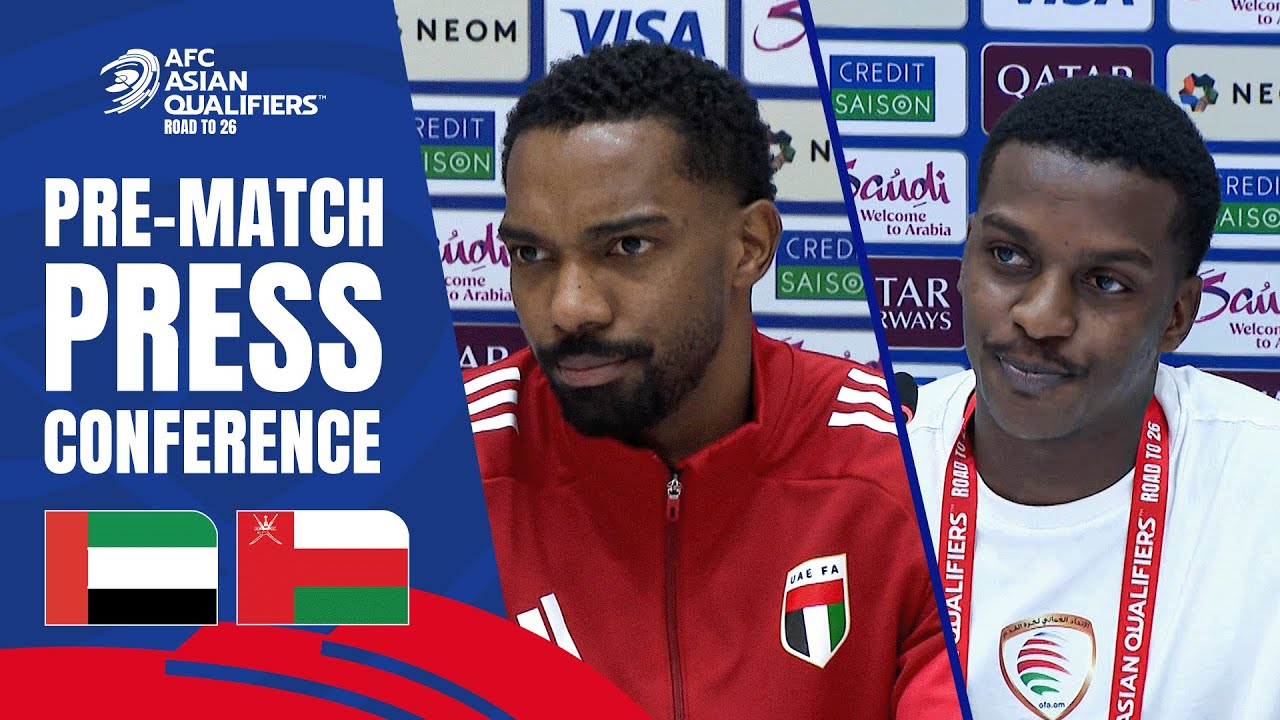 United Arab Emirates vs Oman – Pre-Match Press Conference | Playoffs – AFC Asian Qualifiers™ RT 26