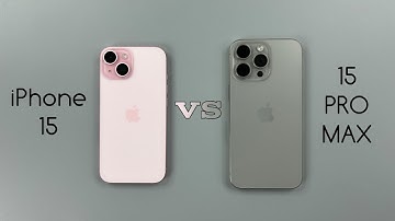 iPhone 15 Vs 15 Pro Max Speed Test & Camera Comparison 2025
