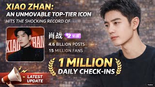 Download Lagu XIAO ZHAN: A TOP-TIER ICON AND A RECORD-BREAKING ONE MILLION CHECK-INS | TIÊU CHIẾN MP3