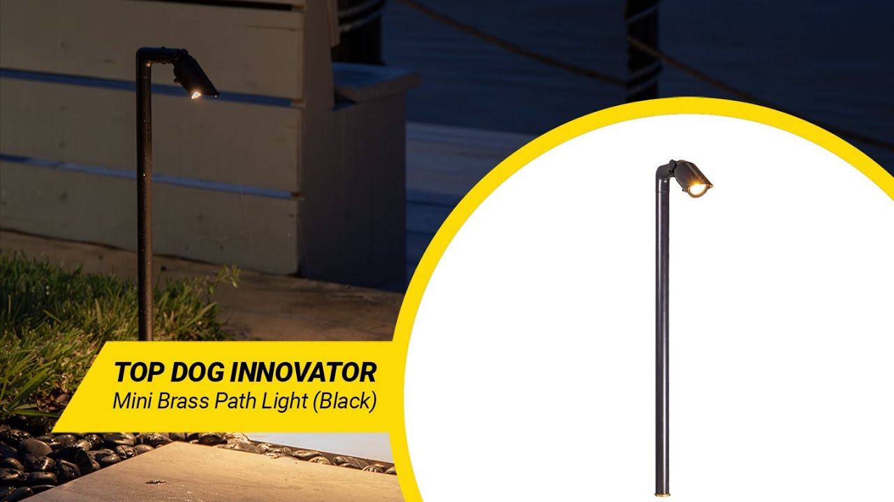 VOLT® Top Dog Innovator Mini Brass Black Path Light | What's In The Box?