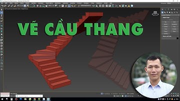 ✅ Cách vẽ cầu thang bằng 3ds Max rất đơn giản | Huy Hiếu Lee