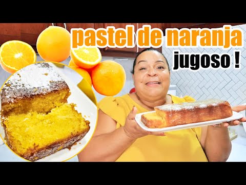 pastel de naranja