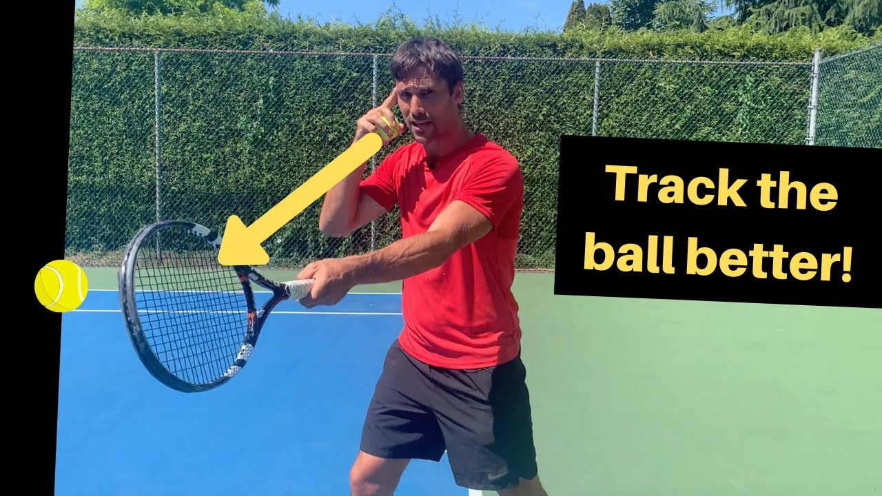 How to watch the ball in tennis [4 TRAINING DRILLS] YouTube