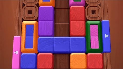 Wood Away Block Jam Level 24 Game Walkthrough Solution