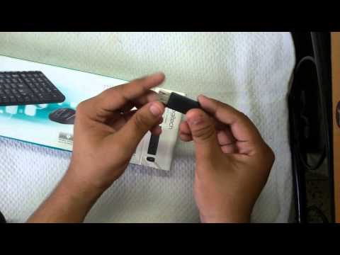 LOGITECH MK-220 WIRELESS MOUSE AND KEYBOARD UNBOXING