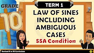 LAW OF SINES INCLUDING AMBIGUOUS CASES