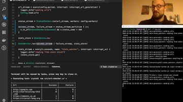 6.2 Merging Channels in Crystal - Live coding a URL checker in Crystal