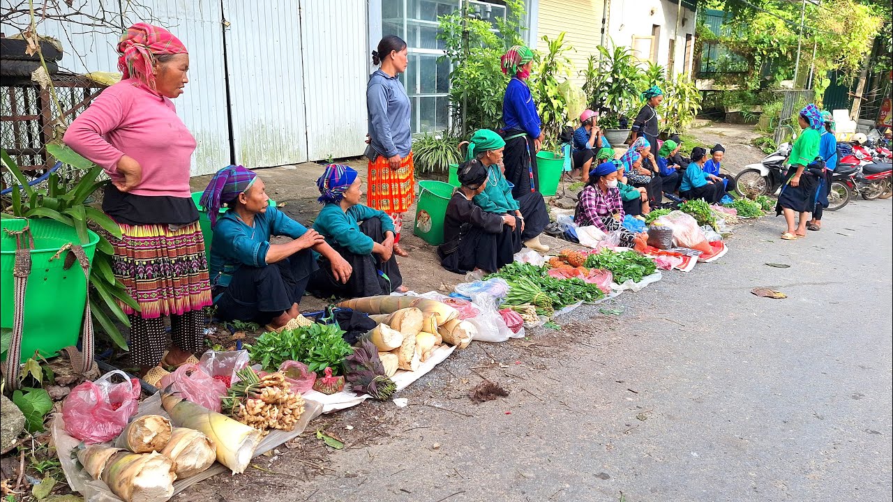 Посетите рынок Хазянг. Простая жизнь горцев.