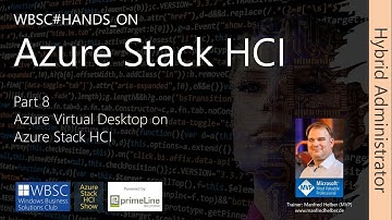 ASHCI HA Part 8 : Azure Virtual Desktop on Azure Stack HCI