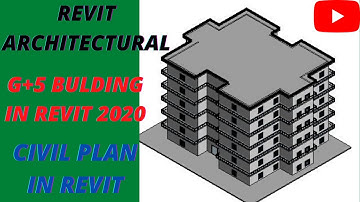 REVIT ARCHITECTURAL PLAN II G+5 STOREY BUILDING IN 10 MINUTES II REVIT 2020 II