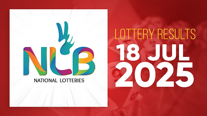 NLB Live Lottery Draw (2025-07-18) | 09.30 PM