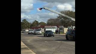 The Procession of Chief Allen Ivory Jr. Basile Police Department 