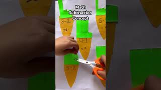 Hands-on activities help your child understand abstract math concepts like subtraction!
